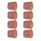 thumbnail image 4 of Juego de 8 fundas para patas de silla, TPE, protectores de suelo, tapas para patas de muebles, para taburete de mesa, color marrón M, 4 of 14