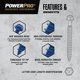 thumbnail image 3 of Anclajes De Tornillo Para Concreto Con Cabeza De Arandela Hexagonal Azul Power Pro (3/16"" X 1-1/4"") - 100 Piezas, 3 of 5