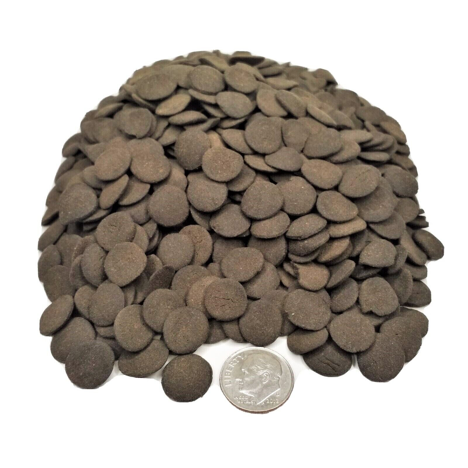 Ultra Multi-Worm 1/2" Small Sinking Wafers for Bottom Fish, Shrimp, Snails, Crabs, Crayfish, All Tropical Fish...2-lb Med Jar