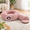 Dusty Pink-Round, variant on Grey Round Bubble Cat Tunnel for Indoor Cats with Soft Cushion