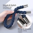 thumbnail image 3 of Strong Magnetic Curtain Tiebacks Modern Simple Style Drape Tie Backs Convenient Decorative Weave Rope Curtain Holdbacks for Thin or Thick Home & Office Window Draperies, 3 of 6