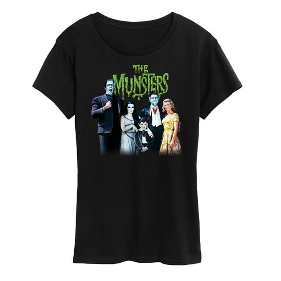 The Munsters - Family Poster- Women's Short Sleeve Graphic Tee