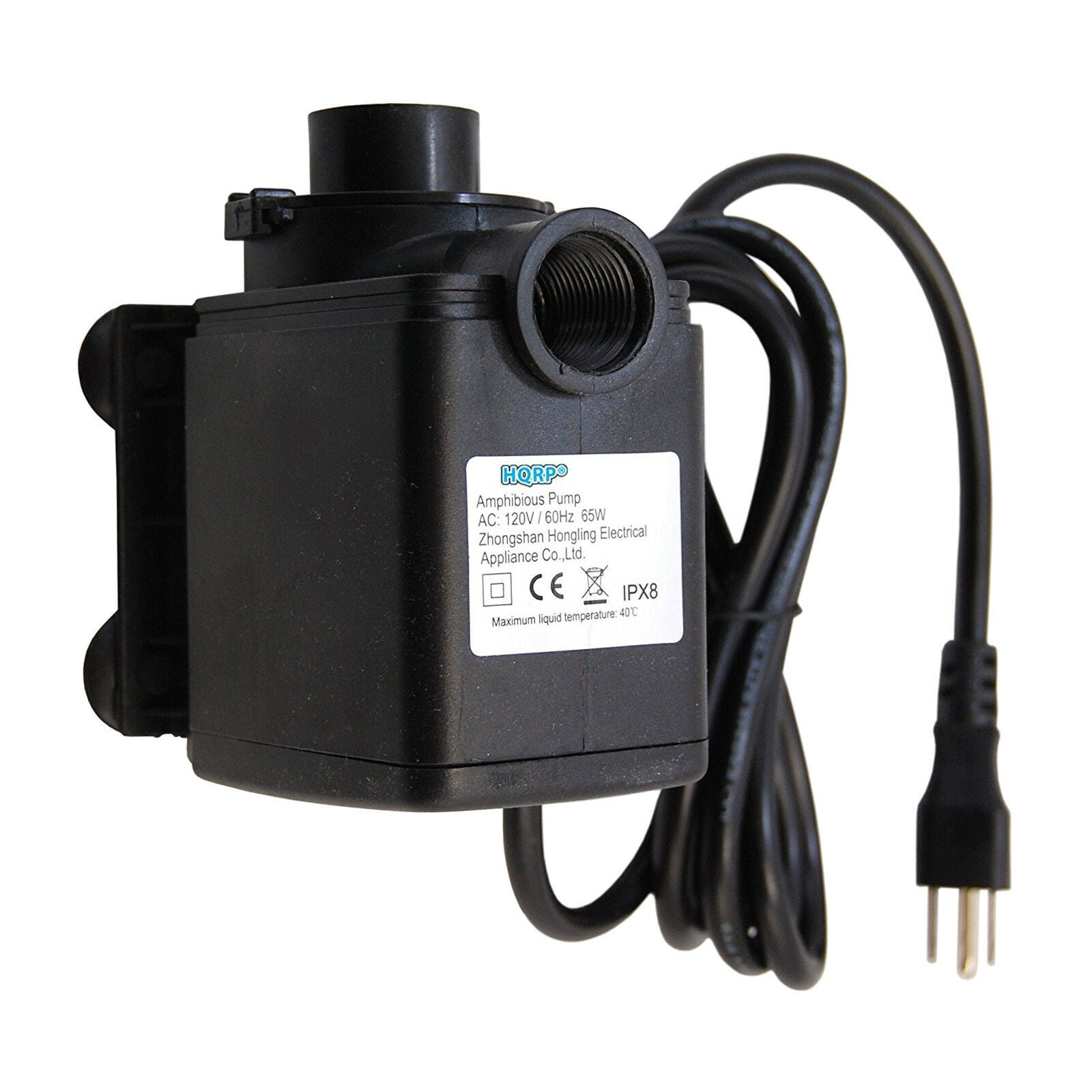 HQRP High Power 3500L/H 925GPH 65W Submersible Water Pump for Fountains / Pond / Statuary / Aquarium / Tanks / Spout and Hydroponic Systems