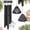 Crown: Two-sided, variant on Livhil Wind Chimes for Outside, Sympathy Memorial Wind Chimes Deep Tone, Soothing Aluminium Windbell, Large Wind Chimes with 5 Thicken Tubes & Hook, 33''