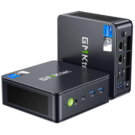 GMKtec Mini PC, 32GB RAM (16GB*2)/1TB SSD, Intel Core i7-13620H(MAX 4.9GHz), Windows 11 Pro Desktop Mini Computer, WiFi 6/BT 5.2, Thunderbolt 4, Dual RJ45 2.5G, HDMI, NucBox K7 Plus