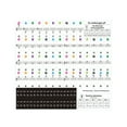 thumbnail image 1 of KAKOWELY piano stickers 1 Set Electronic Organ Keyboard Sticker Musical Scale Stickers Transparent Keyboard Stickers9.84"X5.51"X0.04", 1 of 4