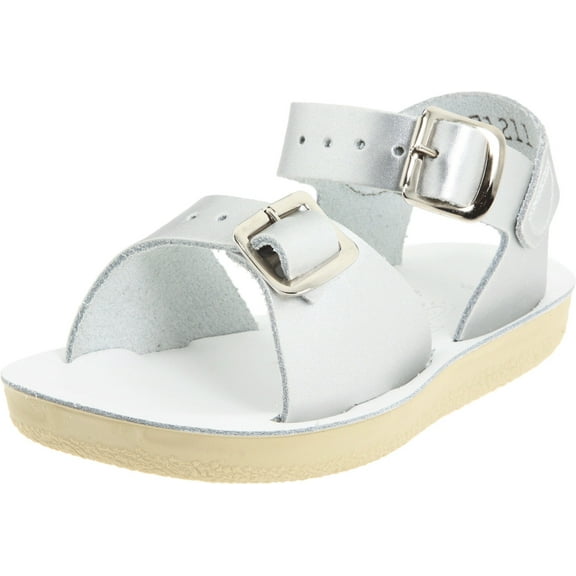Salt Water Sandals 1712-SILVER: by Hoy Shoe Surfer Silver Sandal