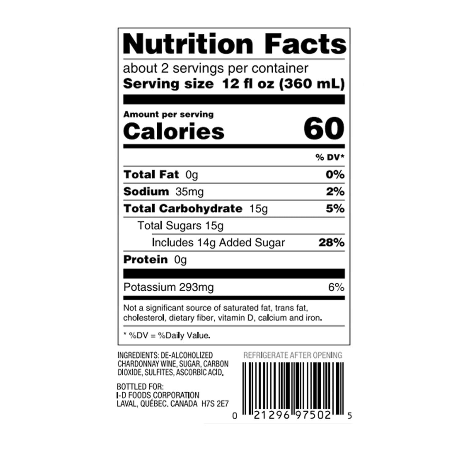 ST. REGIS Non-Alc Chardonnay 25.4 Fl Oz (1 Pack) - Low Calorie and Sugar - Golden Yellow Floral and Fruity Rich Flavor from North of Spain Vineyards -