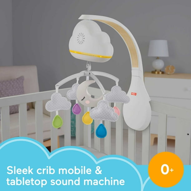 maquinilla de afeitar Bloquear bordado Fisher-Price Calming Clouds Mobile & Soother Infant to Toddler Sound  Machine with Music - Walmart.com