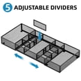 thumbnail image 3 of Organizador de cajones de escritorio Marbrasse ampliable con 10 compartimentos, 3 of 8