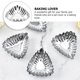 thumbnail image 3 of 20 Pcs Cookie Stencils Baking Tart Molds Egg Tart Molds Stainless Steel Pudding Mini Tart Pans, 3 of 3