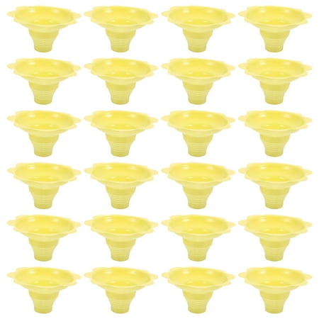 

Hemoton 100Pcs Disposable Ice Cream Cups Multipurpose Flower Shaped Drip Tray Cups for Ice Cream