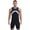 Navy Blue, variant on Alvivi Mens One Piece Swimsuit Wetsuit Sleeveless Zip Up Bodysuit Bathing Suit Sport Unitard Beachwear Red XL