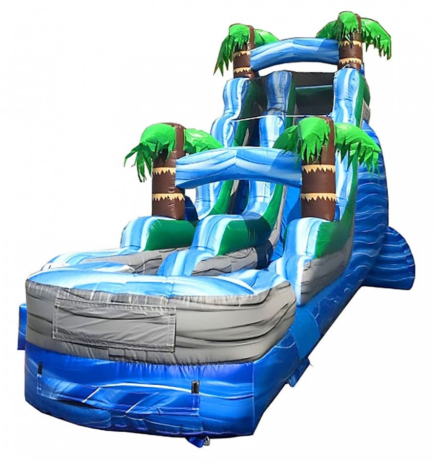 inflatable slide with blower