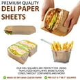 thumbnail image 4 of 110 Pcs Papier Anti-Huile Style Impression de Journaux -22 * 22 cm, 4 of 7