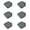 A, variant on Waterproof Chair Seat Covers Set Of 6 For Dining Room, Stretchy Washable Chair Seat Slipcovers, Kitchen Chair Seat Protector For Home Restaurant Banquet, Removable Dining Chair Covers,A
