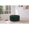 thumbnail image 2 of Maklaine Contemporary Boucle Fabric Ottoman/Coffee Table in Rich Green, 2 of 2