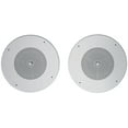 thumbnail image 2 of 2) Rockville MC80 Metal 8" 70 Volt Commercial Background 70V PA Ceiling Speakers, 2 of 10