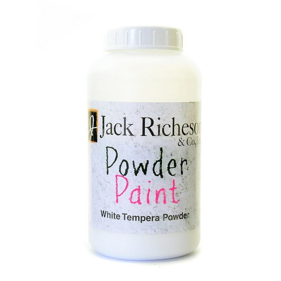 Powder Tempera Paint white, 16 oz., jar (pack of 4)