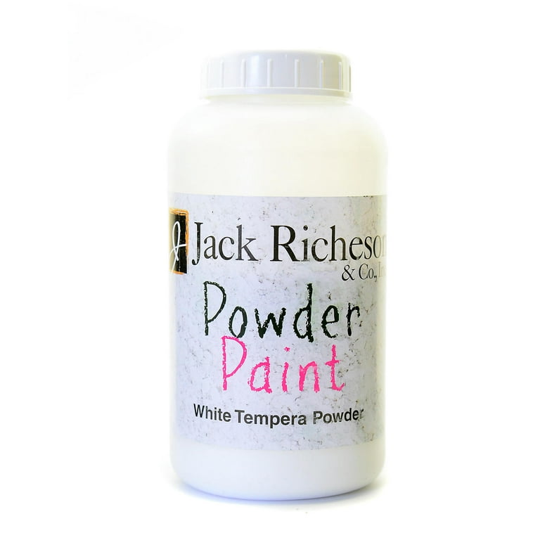 Powder Tempera Paint white, 16 oz., jar (pack of 4)