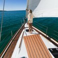 thumbnail image 3 of OULII 1 Rouleau de Tapis de Sol pour Bateau Noir Résistant à la Chaleur pour Coussin de Yacht, 3 of 6