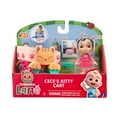 thumbnail image 6 of CoComelon Lane CeCe’s Kitty Cruiser - Features CeCe and a Kitty Free-wheeling Wagon, 6 of 8