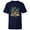 Navy, variant on Disney Wish Star and Valentino Animal Friends - Short Sleeve T-Shirt for Kids - Customized-White