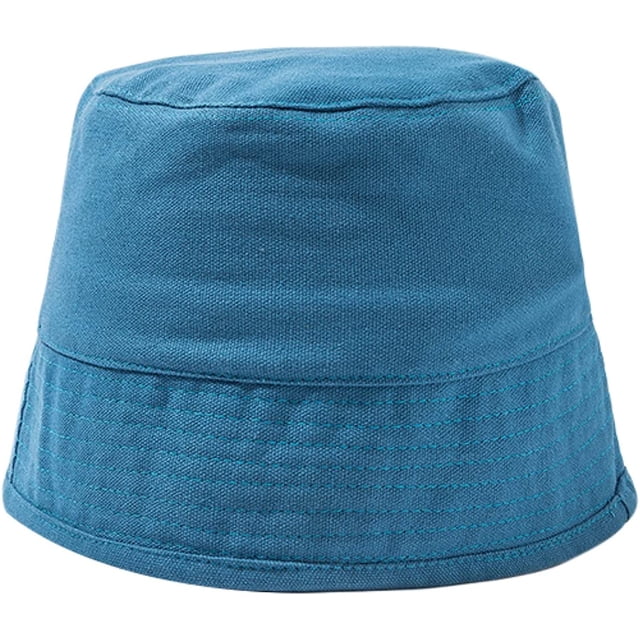 LinYooLi Bucket Hat for Women Spring Summer Suede Irregular Flat Top Bucket Cap Solid Color Fisherman Hats Outdoor Travel