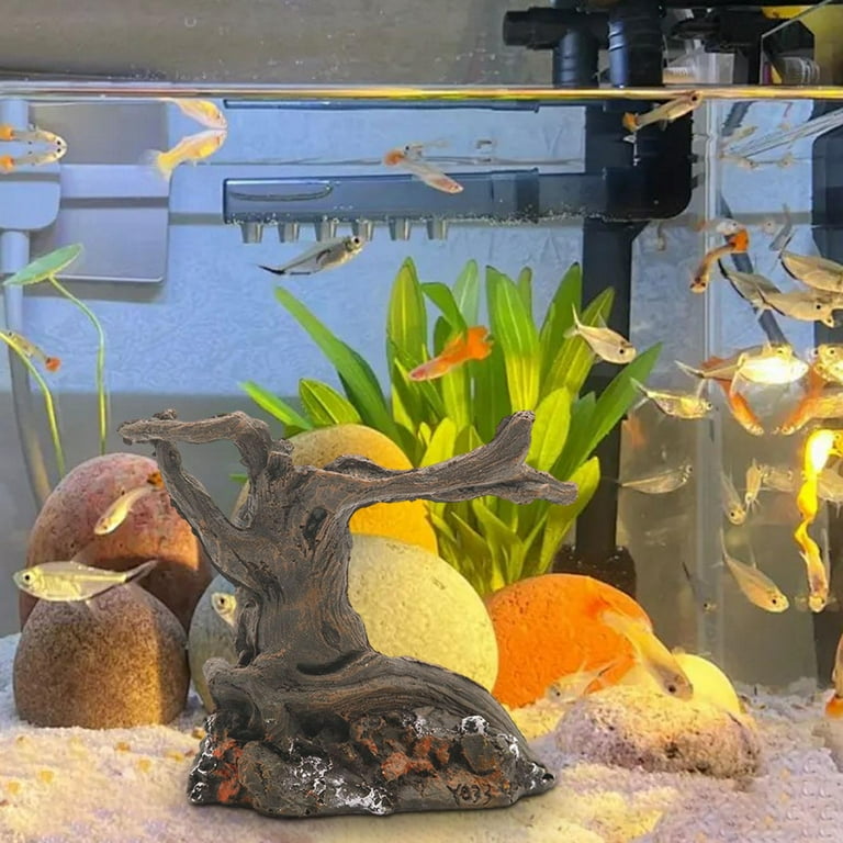 YOUTHINK Aquarium Ornament, Aquarium Landscaping Aquarium Dead Wood Decor Use For Fish Tank Home Decoration