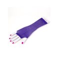 thumbnail image 2 of INSPIRE CHIC Women Elbow Length Elastic Fishnet Fingerless Arm Warmers Gloves Pair, 2 of 2