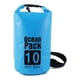 thumbnail image 1 of Eigraketly Bolsas impermeables Mochila multifuncional para exteriores Equipo de gran capacidad Bolsa plegable para kayak Rafting Piscina Deportes Deportes acuáticos Azul claro 30L Hombros, 1 of 6