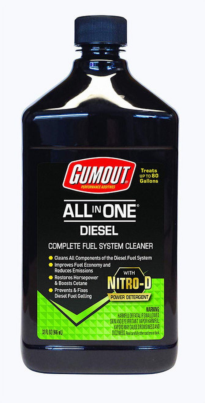 1PK Gumout 510012 Allin AllinOne Diesel Fuel System Cleaner 32 fl. oz.