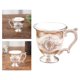 thumbnail image 5 of Copas de retro Copa grabada Copas de champán Cáliz con joyas para habitación Kithchen Bar de comedor Regalos de cumpleaños Plata BLESIY Copa de vino, 5 of 7