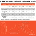 thumbnail image 7 of Bassdash Men’s 4.5" Waterproof Fishing Deck Boots Anti-Slip Rubber Ankle Boots Rain Shoes for Boating Gardening Working, 7 of 7