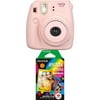 Fujifilm Instax Mini 8 (Pink) + Mini Instant Film (Rainbow)