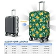 thumbnail image 3 of Salouo Tropical Fruit Pattern Travel Dust-proof Suitcase Cover, Softside Suitcase Protector Luggage Cover Protector for 18-32inch ,Not Included Suitcase, 3 of 8