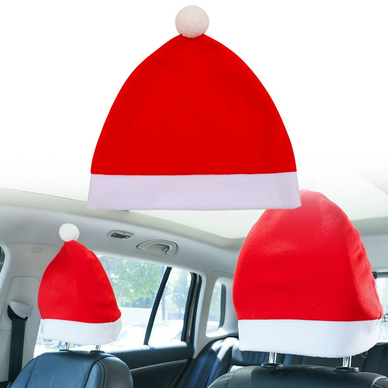 Fancy 2Pcs Christmas Headrest Covers for Cars - Headrest Protectors,  Interior Auto Accessories, Car Christmas Decor 