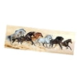 thumbnail image 3 of Arte de pared de caballos, retrato de caballo corriendo, pintura, impresión decorativa sin marco 20 x 60 cm, 3 of 8
