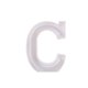 thumbnail image 2 of Luz LED USB Letter Lights Light Up White Plastic Letters Standing Hanging & AHeartcove LED221201-0105JD, 2 of 4