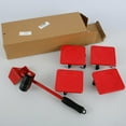 thumbnail image 4 of Heavy Furniture Shifter Lifter Moving Wheels Kit Roller Slider Mover Sofa Table Beds Removal Tool, 4 of 5