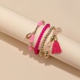 thumbnail image 4 of Pulseras con Cuentas ANGGREK 24 Piezas Estilo Multicapa para aniversario, 4 of 8