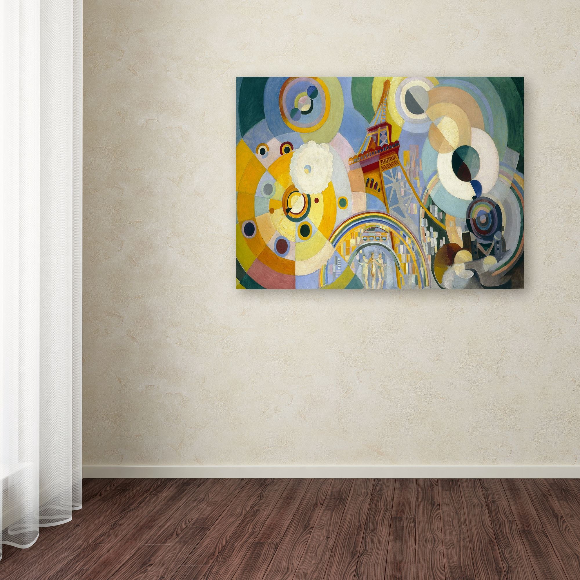 Trademark Fine Art 'Air Iron And Water' Canvas Art by Robert Delaunay