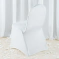 thumbnail image 2 of Efavormart 10 PCS Premium White Spandex Stretch Fit Banquet Chair Cover With Foot Pockets, 2 of 11