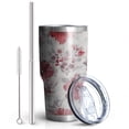 thumbnail image 2 of 30oz Pioneer Flower Tumblers Stainless Steel Tumbler with Lid and Straw,Vacuum Insulated Double Wall Travel Tumbler Cups Mug with Cleaning Brush for Coffee,Tea, 2 of 7
