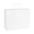 Prime Line Packaging White Gift Bag, Large Paper Bags with Handles
