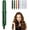 Dark Green, variant on Wondolla Curling Iron, 2-in-1 Mini Curling Wand & Flat Iron Hair Straightener, Shunnie 3D Curling Iron for Short Hair, Pipiup CurlingIron, Mini Dual Purpose, for Travel, Rapid Heating (Dark Purple)