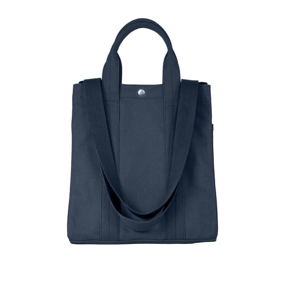 Free Assembly Unisex Cotton Canvas Tote Bag, Navy