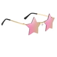 thumbnail image 1 of Star Props Sin marco Fiesta irregular Fotografía libre Cosplay Art Shades para mujeres , GRIS Sunnimix Gafas de sol para adultos, 1 of 8