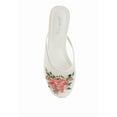 thumbnail image 2 of London Rag Shara Floral Embroidered Womens Mesh Mules, 2 of 10