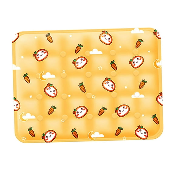 Almohadilla de enfriamiento autoenfriante para perros, almohadilla de hielo impermeable, 50 x 40 cm Amarillo